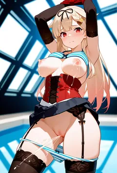 游戏宅女们的堕落副本，在客厅用飞机杯与酸奶灌肠，将哈尔福德、长岛与夕立全员调教成精液满溢的肉便器